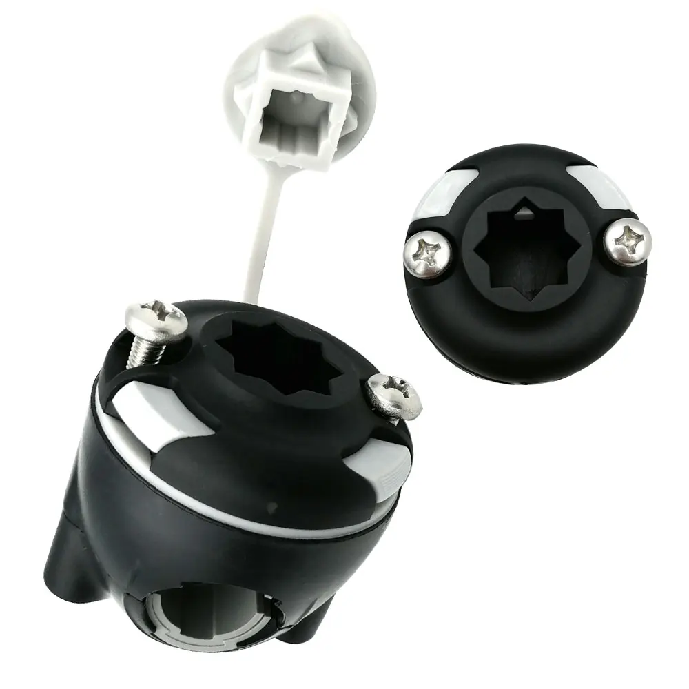 Fishing Kayak Fish Finder Mount - Rel pancing Clamped dasar bintang menahan