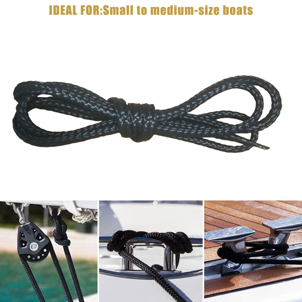 Fishing Kayak Anchor - Tali Tambat Anyaman Ganda Nilon Garis