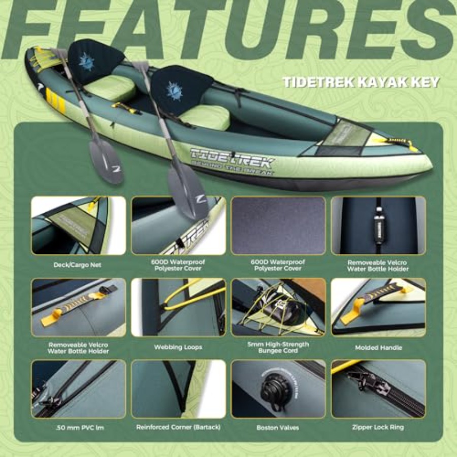 Kayak Tiup untuk Wisata, Danau - Fishing Kayak Seat ulasan dan harga