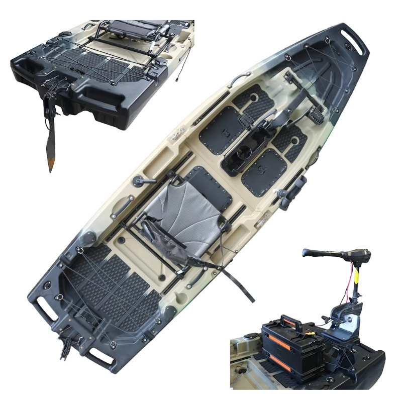 1 Unit Kano Laut Bermotor HDPE - Fishing Kayak Sit On Top ulasan dan harga