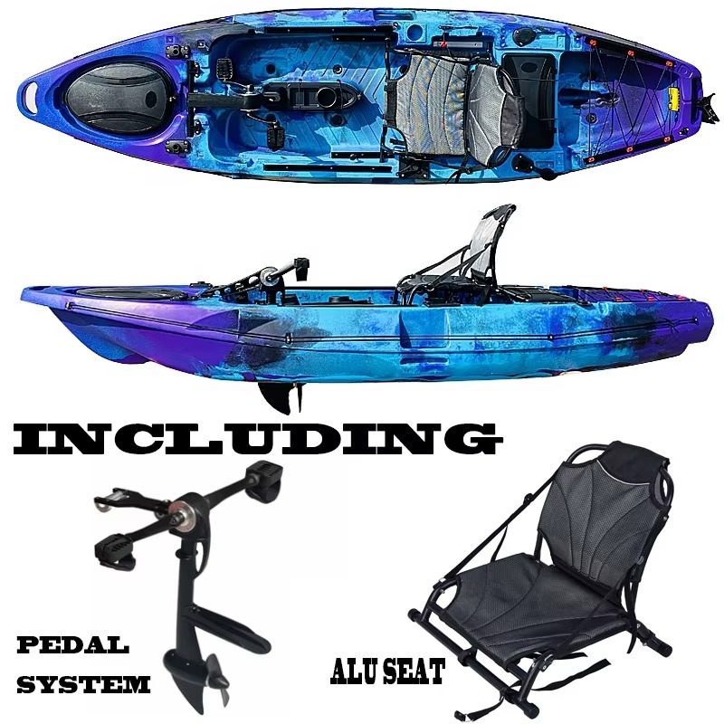 Kayak pancing laut profesional - Fishing Kayak Sit On Top ulasan dan harga